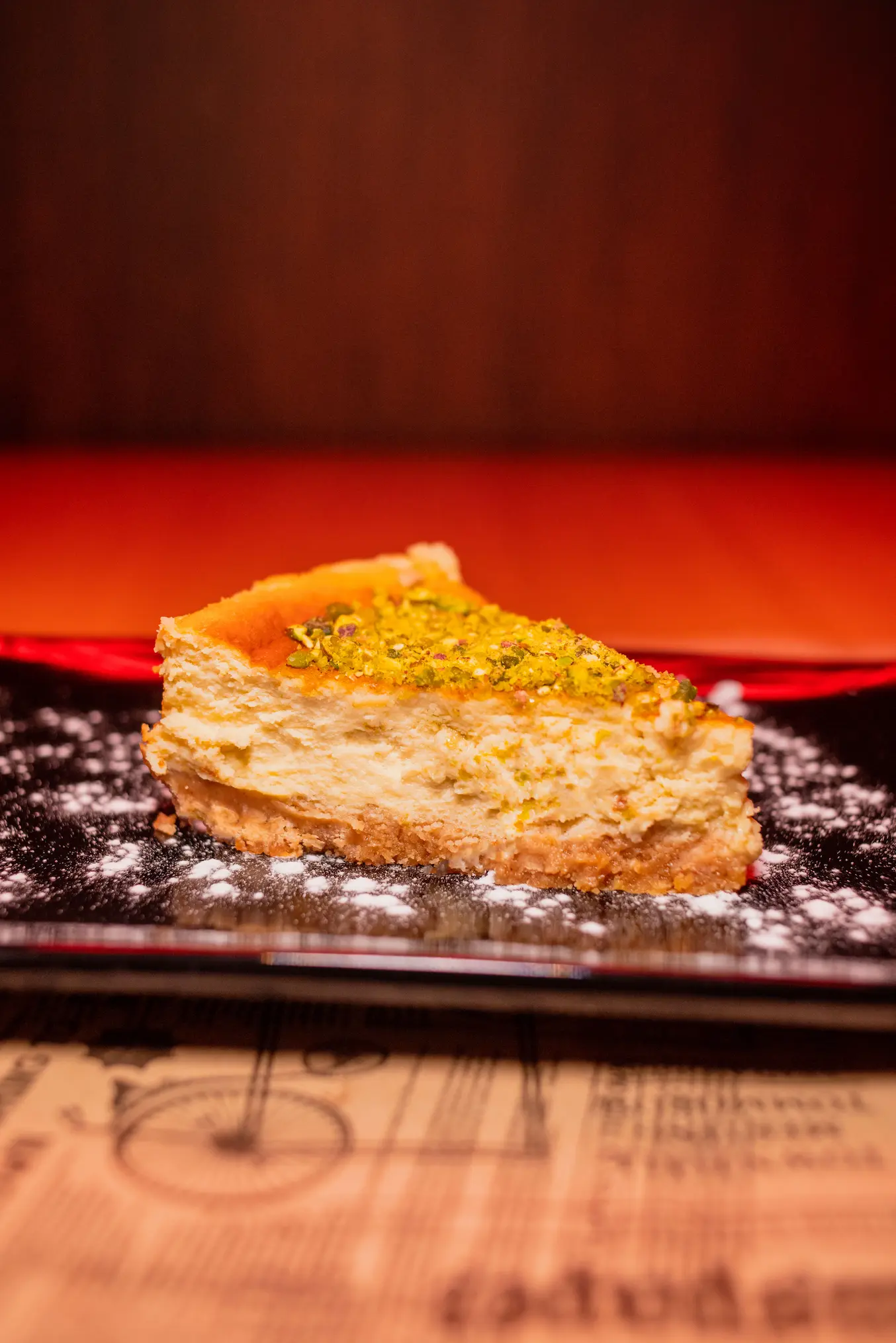 Tarta de Queso y Pistacho